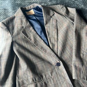Plaid Blazer
